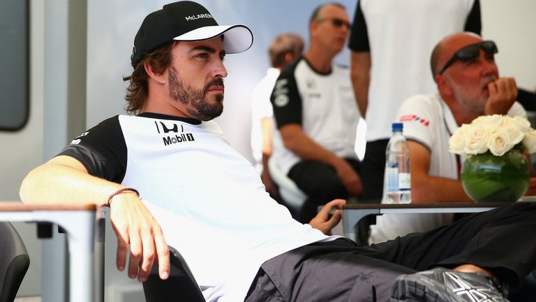 Fernando Alonso: A spectator again for the closing stages of a race