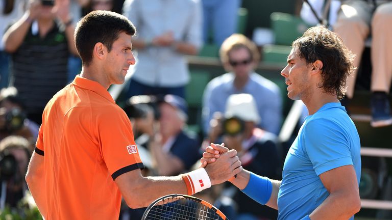 Novak Djokovic made it through against long-time rival Rafael Nadal