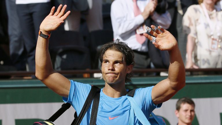 Nadal departed to continue his frustrating season