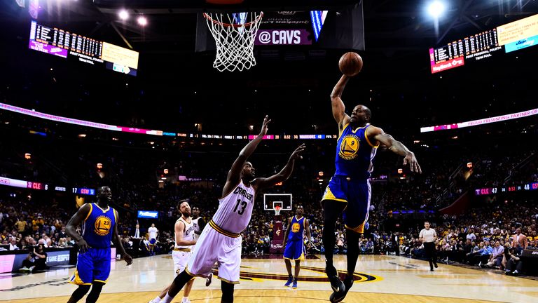 Andre Iguodala: Dunks for the Golden State Warriors against the Cleveland Cavaliers