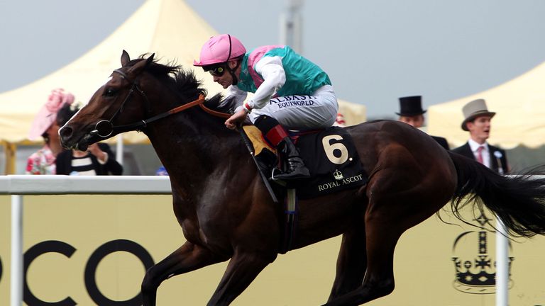 Snow Sky, ridden by Pat Smullen, makes all in the Hardwicke Stakes