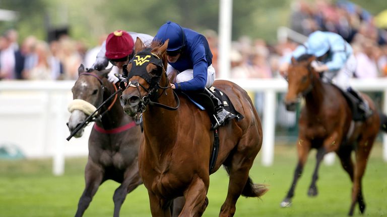 Acapulco ridden by jockey Ryan Moore comes home to win the Queen Mary Stakes during day two of the 2015 Royal Ascot Meeting at Ascot Racecourse, Berkshire.