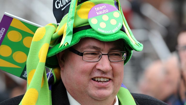 A dedicated Kauto Star fan ready to cheer him on at Cheltenham.