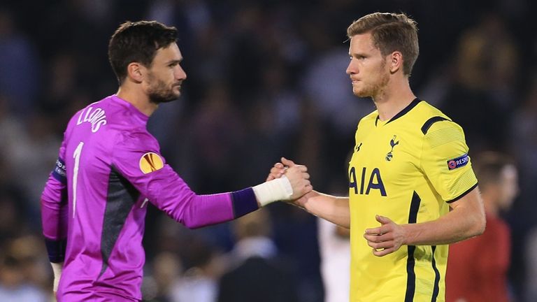 Hugo Lloris and Jan Vertonghen 