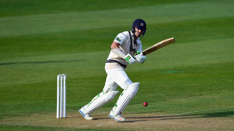 James Franklin: Hit a century to help Middlesex out of a tricky situation against Worcesteshire