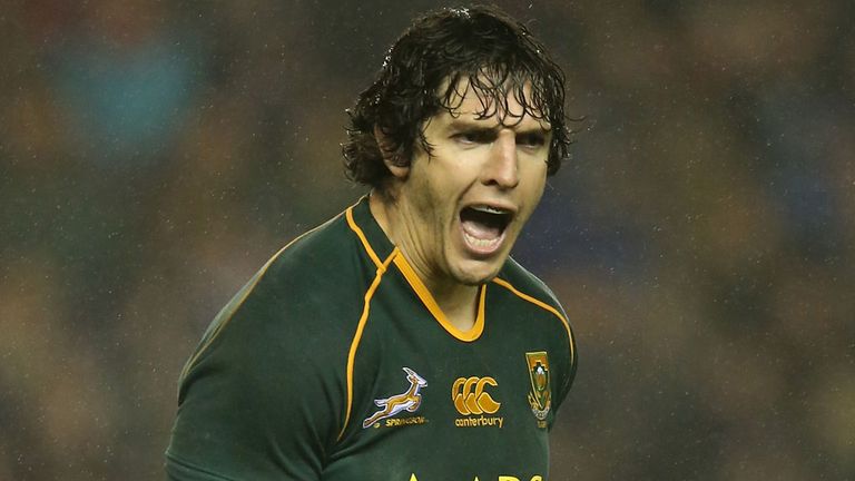Jaque Fourie is available to play for South Africa at the World Cup