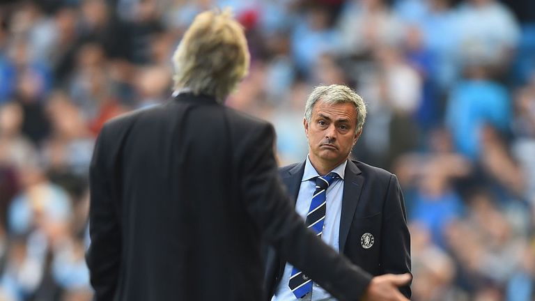 Jose Mourinho has clashed with Manuel Pellegrini since 2010 when he took over at Real Madrid