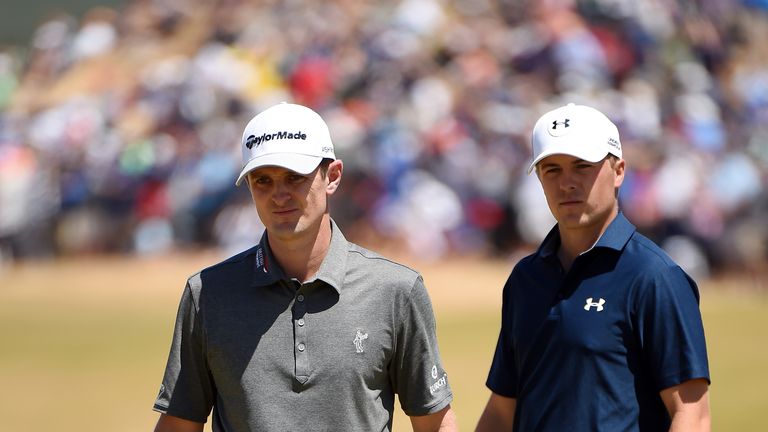 Jordan Spieth and Justin Rose - US Open R2