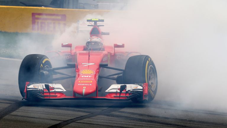 Kimi Raikkonen spins out of third in Montreal
