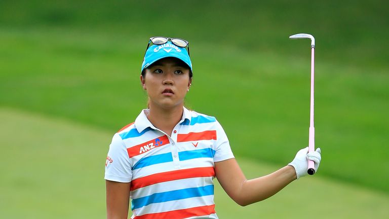 Lydia Ko during the second round of the 2015 KPMG Women's PGA Championship on the West Course at Westchester Country Club 