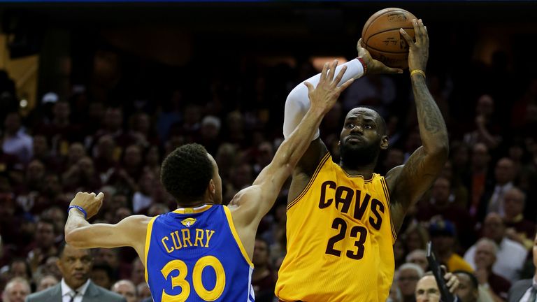 LeBron James: Scored 40 points for the Cleveland Cavaliers in game three of their NBA Final series against Golden State Warriors