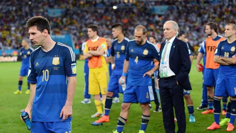 Lionel Messi suffered World Cup final heartache in Brazil last summer