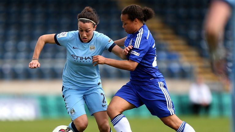 Lucy Bronze now plays for Manchester City