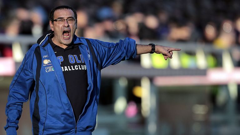 Maurizio Sarri manager of Empoli FC 