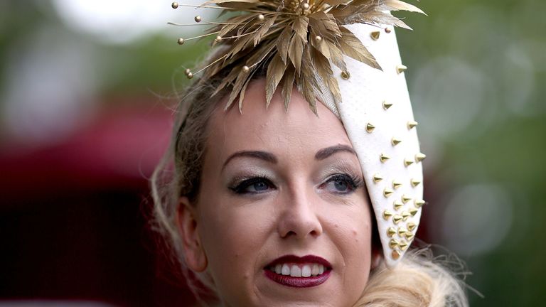 Racegoer Michelle Foley during day five of the 2015 Royal Ascot meeting