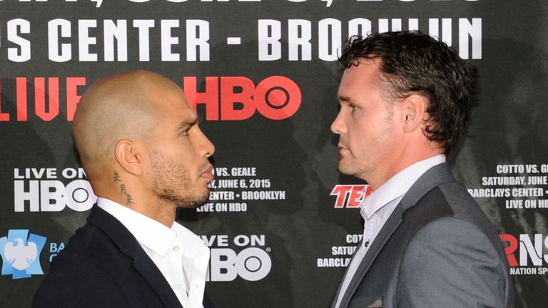 Miguel Cotto and Daniel Geale 