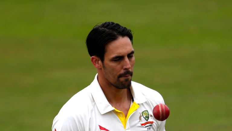 Mitchell Johnson - just one wicket in Kent's second innings