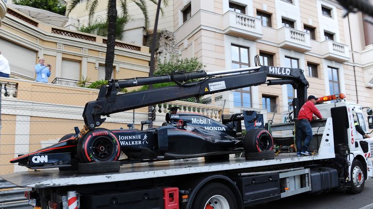 Fernando Alonso: Retired in Monaco                                          