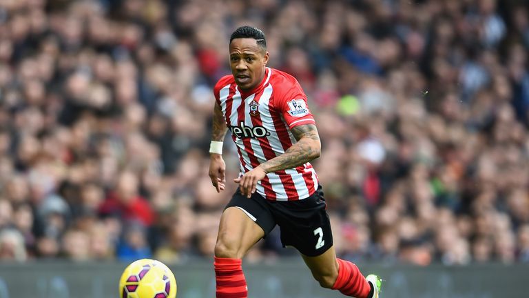 Nathaniel Clyne of Southampton in action