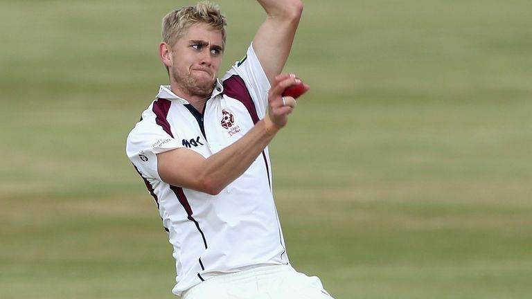 Northamptonshire's Olly Stone wrecked Kent's chances of saving the match at Wantage Road