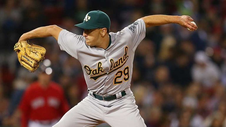 Switch-pitcher solid on debut