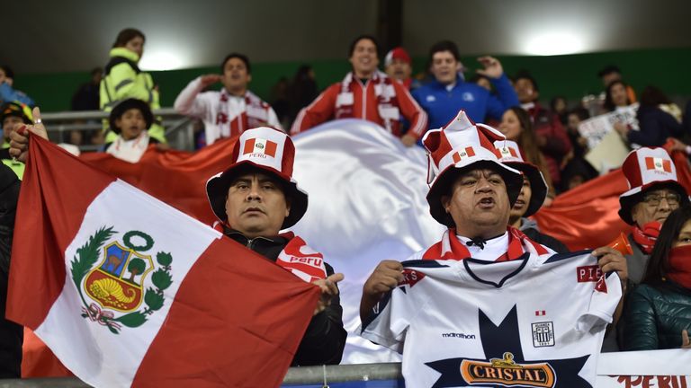 Peru fans Copa America