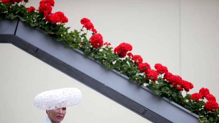 A racegoer during day five of the 2015 Royal Ascot meeting