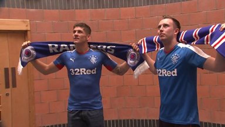 New Rangers signings Danny Wilson and Rob Kiernan don't expect to be playing second tier football for long. Warning: This video contains flashing images. 