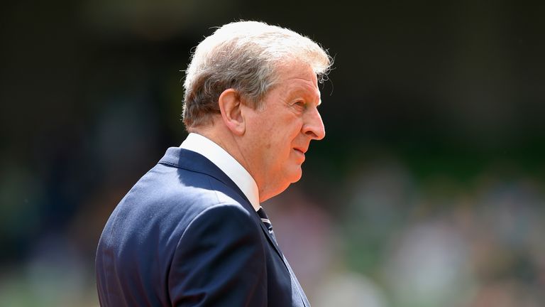 England manager Roy Hodgson looks on in Dublin