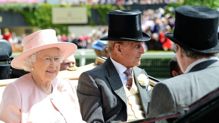 Queen Elizabeth II and Prince Philip, Duke of Edinburgh attend Royal Ascot