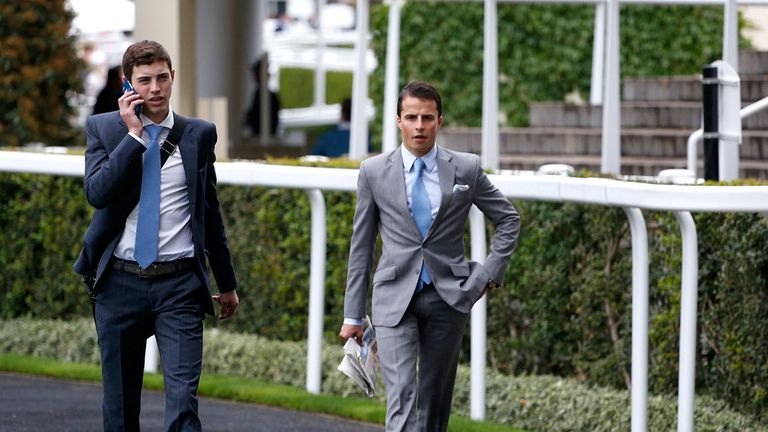 Jockeys James Doyle and William Buick at Royal Ascot