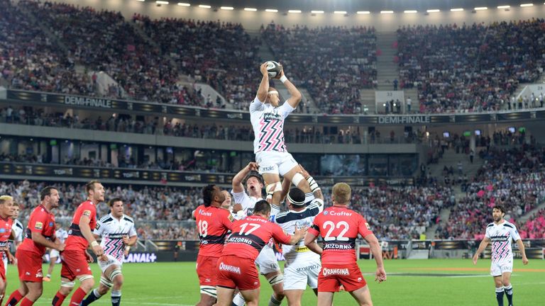 Stade recovered from the concession of an early try to end Toulon's reign