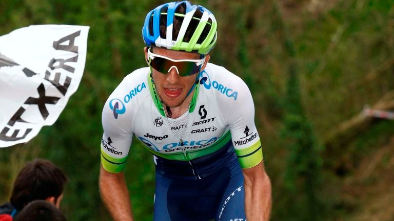 Simon Yates on stage five of the 2015 Tour of the Basque Country