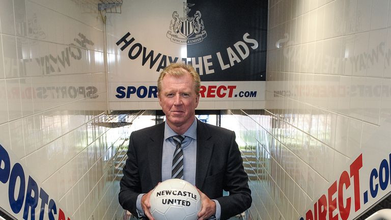 Newcastle United's new head coach Steve McClaren