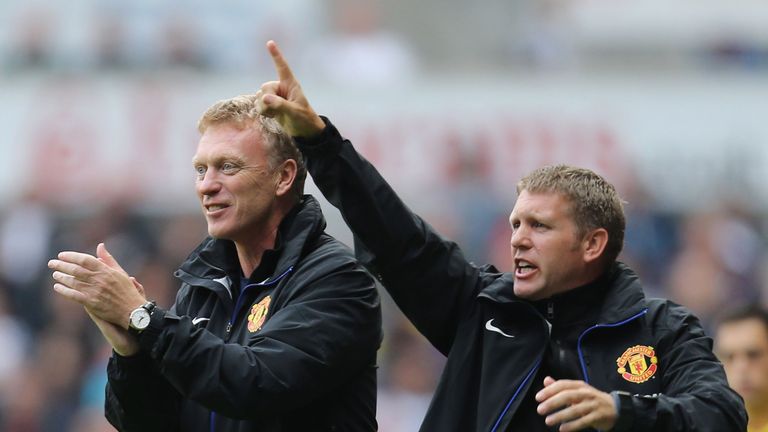 Steve Round was David Moyes' assistant at Manchester United