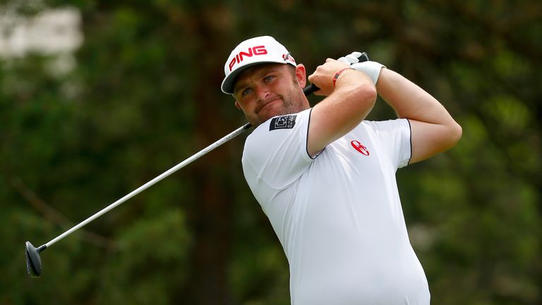 Andy Sullivan during the final round of The Memorial Tournament