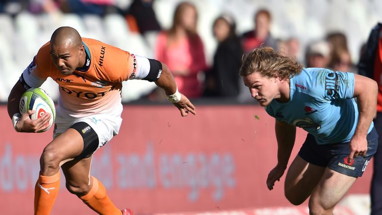 Cornal Hendricks of the Cheetahs  during the Super Rugby match between Toyota Cheetahs and Waratahs