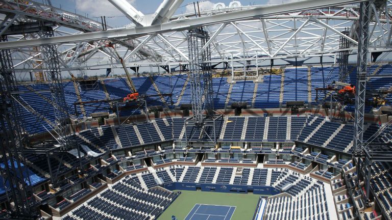 New retractable roof ready for start of US Open