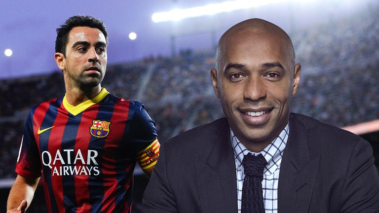 Thierry Henry's former team-mate Xavi will play his last game for Barcelona on Saturday
