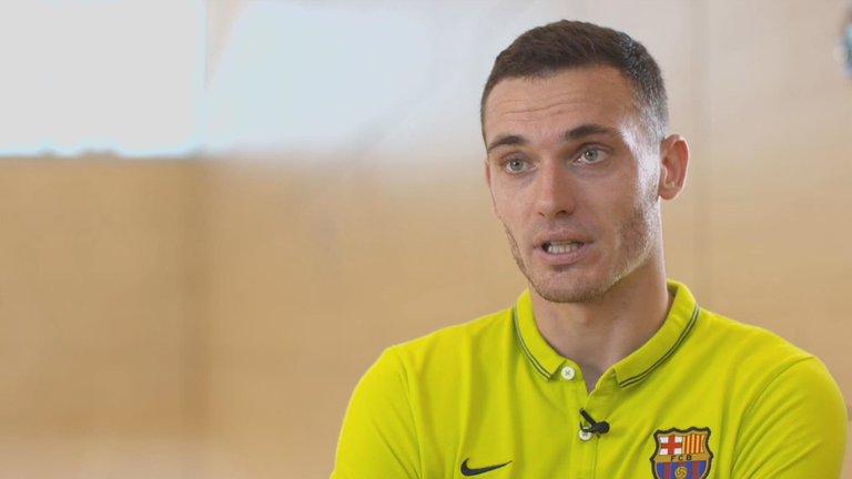 Thomas Vermaelen is hoping to make an impact at Barcelona next term