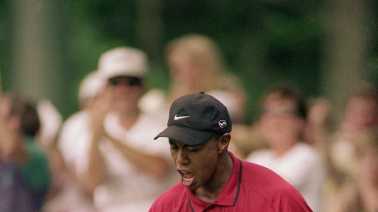 Woods claimed his first title at Muirfield in 1999