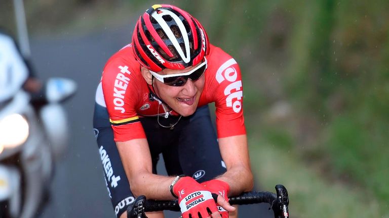 Tim Wellens escapes on stage four of the 2015 Criterium du Dauphine