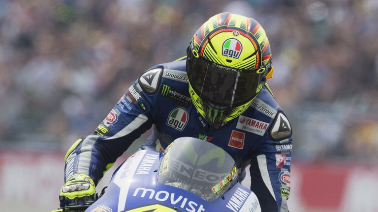 Valentino Rossi of Italy and Movistar Yamaha MotoG