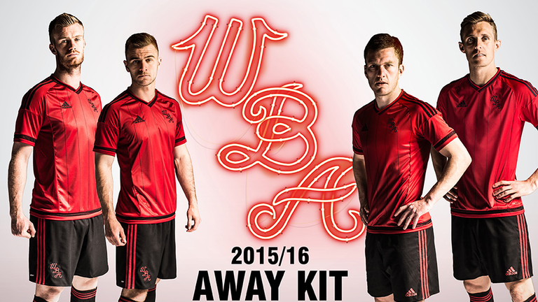 West Brom away kit 15/16