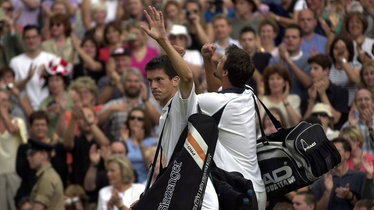 Tim Henman: Lost to Goran Ivanisevic in the memorable 2001 Wimbledon semi-final 
