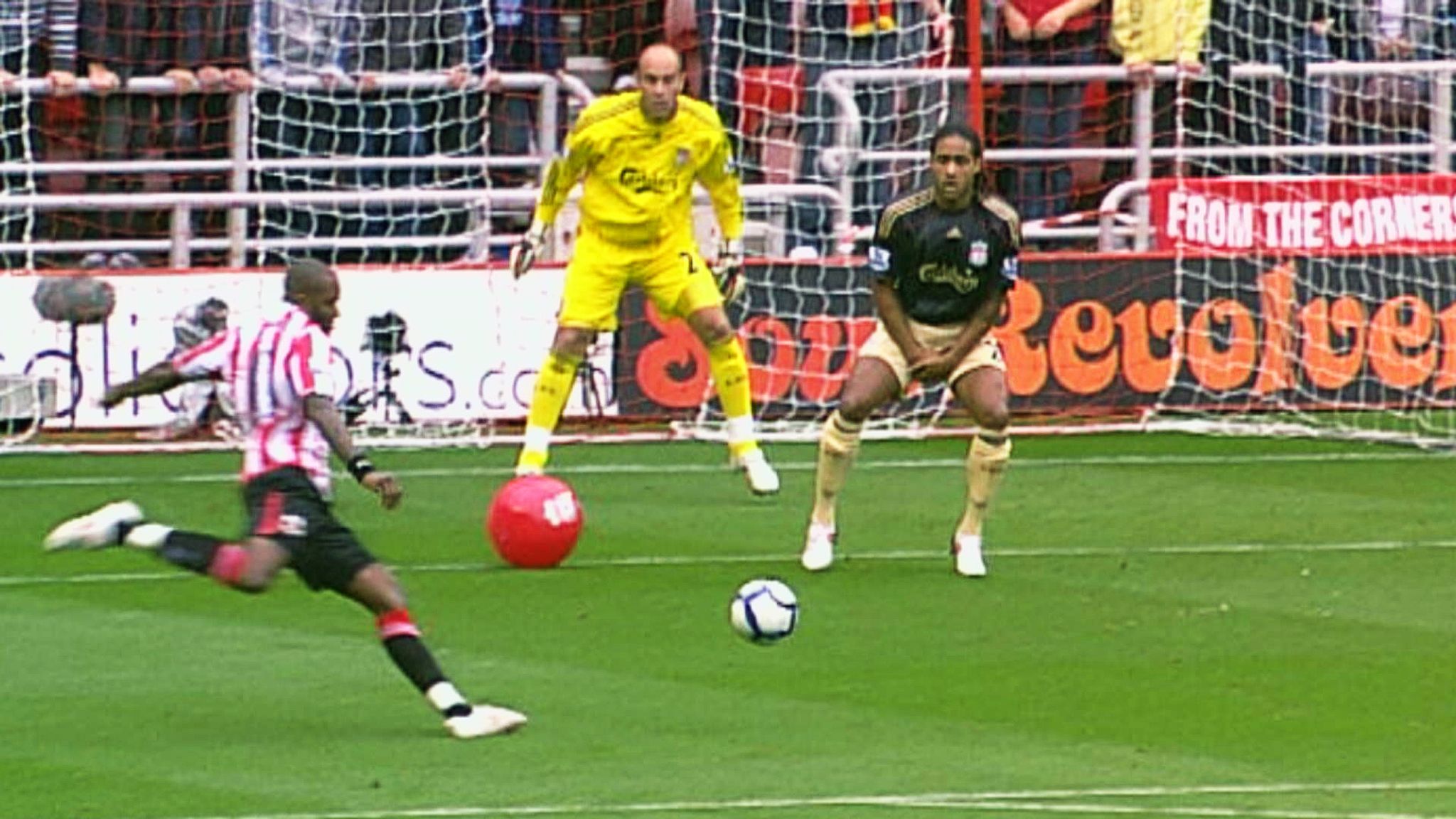 Liverpool beaten by beach ball goal Darren Bent explains bizarre