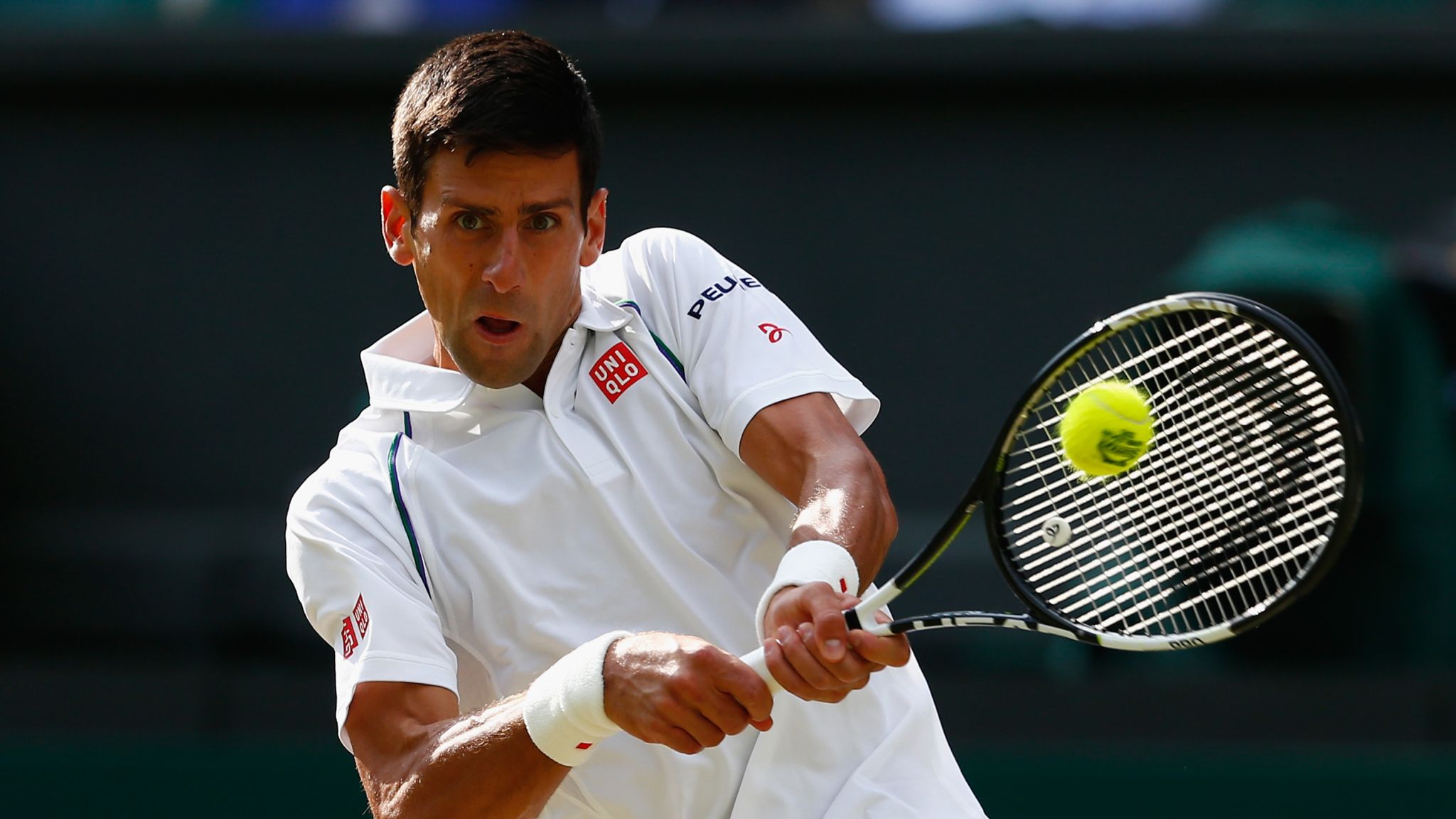 Wimbledon 2015 Novak Djokovic overcomes Marin Cilic to make semis Tennis News Sky Sports