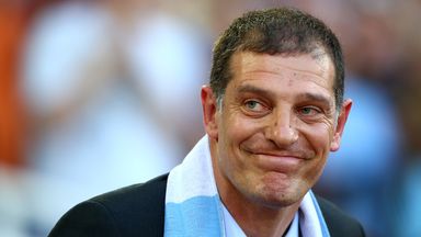 New West Ham manager Slaven Bilic got a warm reception from the crowd