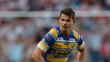 Stevie Ward has been handed Kevin Sinfield's shirt