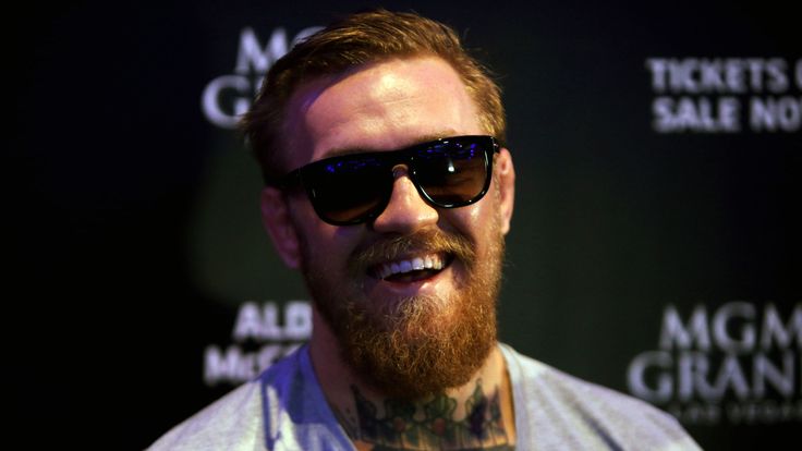 UFC competitor Conor McGregor at a press event at the Convention Centre in Dublin ahead of his fight against Jose Aldo in MGM Grand Garden Arena, Las Vegas